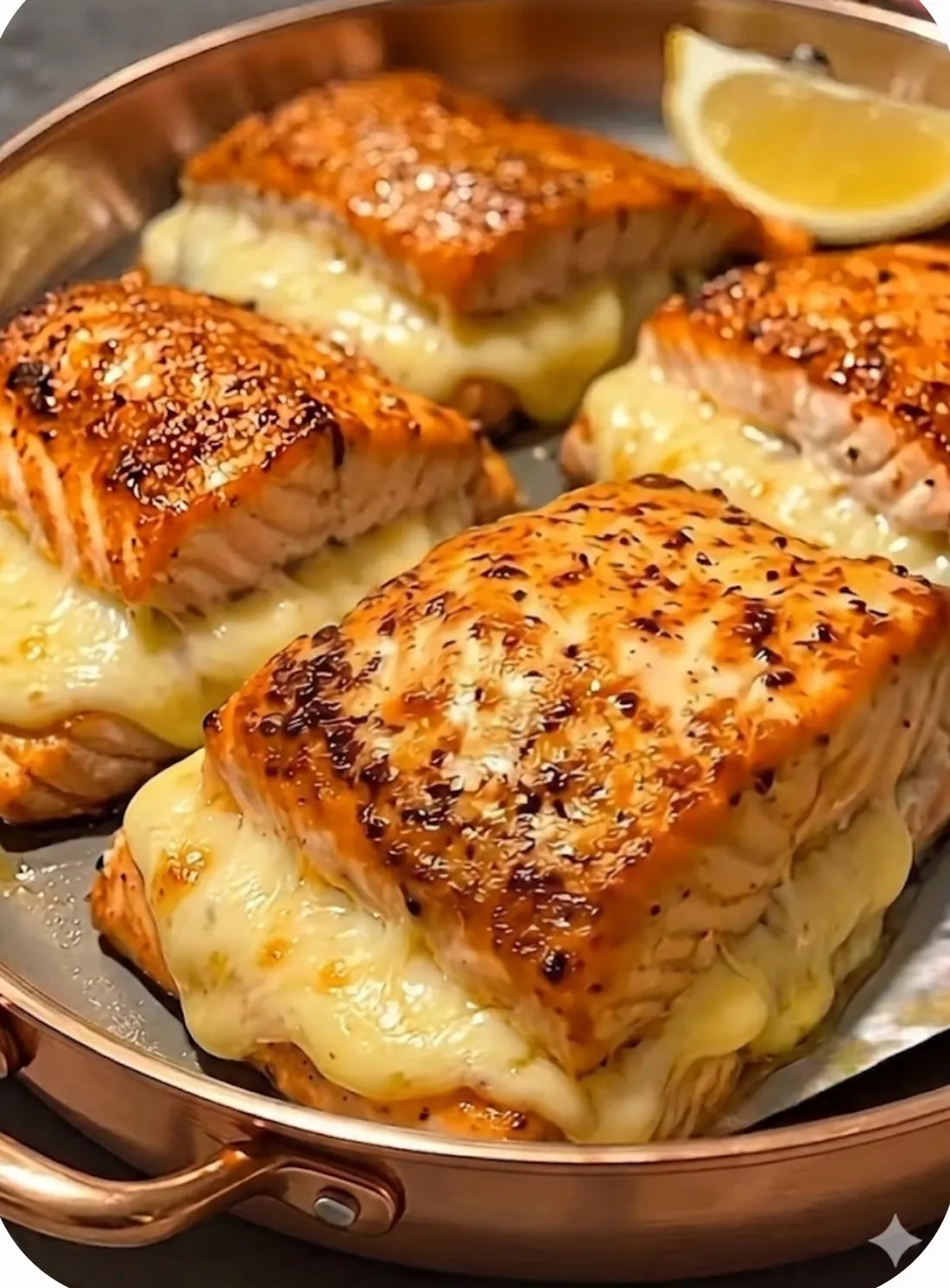 Kaşarlı somon bonfile